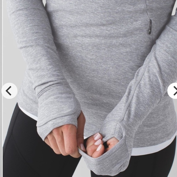 Lululemon Think Fast Pullover Size 4 Gray - Picture 6 of 15